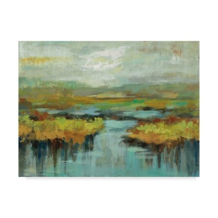 Trademark Fine Art Silvia Vassileva 'Spring Marsh Landscape' Canvas Art, 18x24 WAP06872-C1824GG